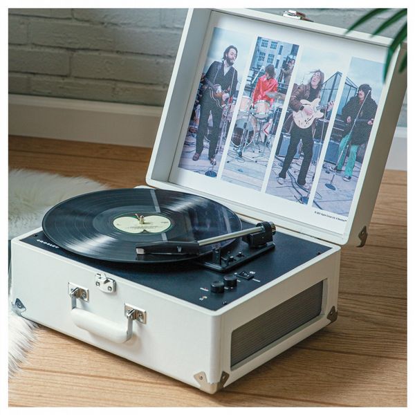 Anthology Turntable - Beatles - Let it Be White PVC
