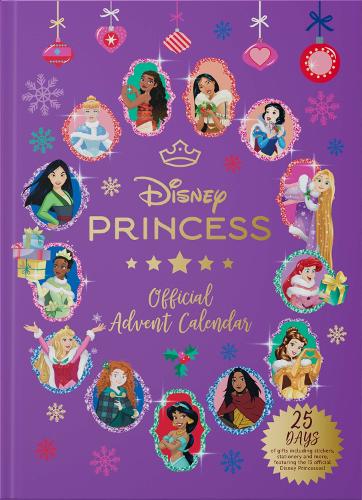  Disney Princess: The Official Advent Calendar: 25 Days of Gifts, with Stationery, Key Chains, Decorative Tapes...