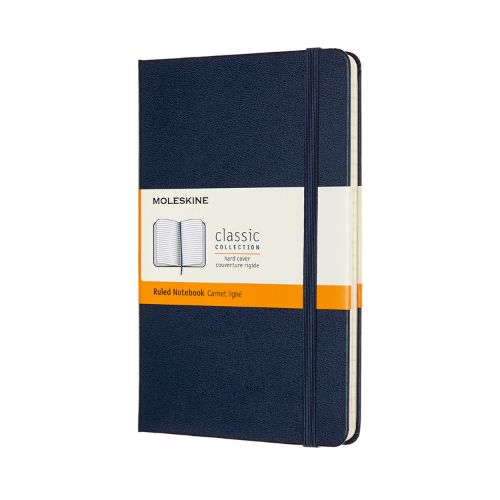 Moleskine Medium Ruled Hard Covercover Notebook: Sapphire Blue