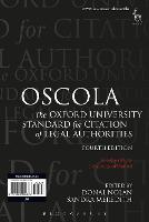 OSCOLA: The Oxford University Standard for Citation of Legal Authorities