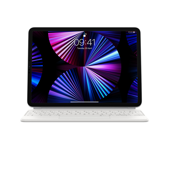 Apple Magic Keyboard for iPad Pro 11-inch (3rd Gen) | iPad Air 10.9-inch (4th Gen) - White UK KB