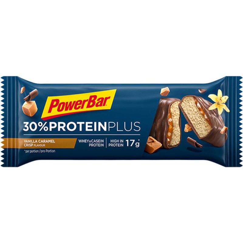 PowerBar - Protein Plus Bar 30% - 15x55g - Caramel Vanilla Crisp - vegetarian