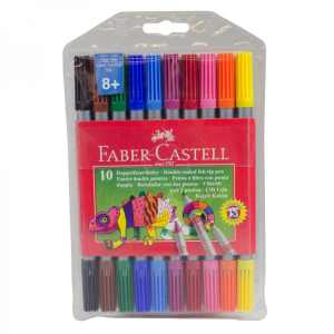 Faber Castell: Double-ended Felt Tip Pens: Pack of 10