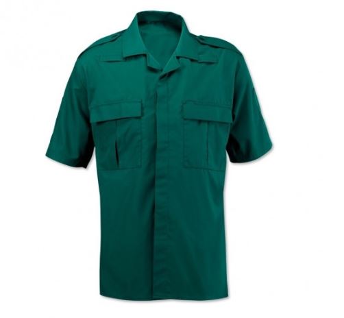 Mens Ambulance Shirt - Bottle Green