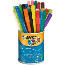 Bic Visacolour Fine Tip Drawing Felt Pens Pot Pack of 36