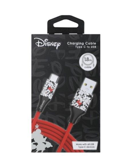 Disney Minnie 6ft Type C cable