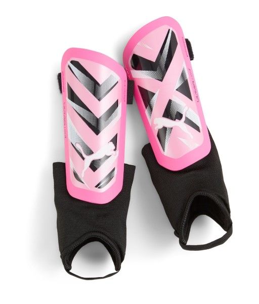 Puma Ultra Light Ankle Guards (Pink/White/Black)